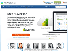Tablet Screenshot of businessplanpro.paloalto.com